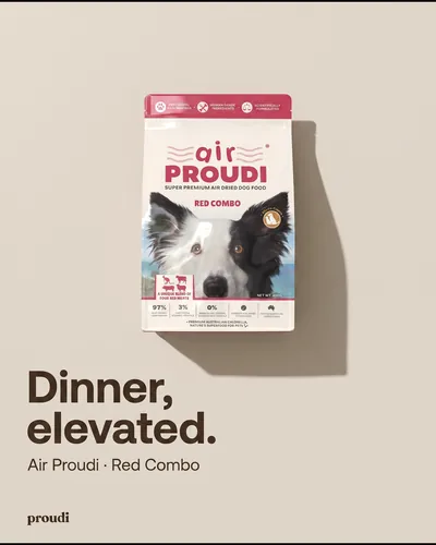 Proudi ad: dinner, elevated - Air Proudi Red Combo