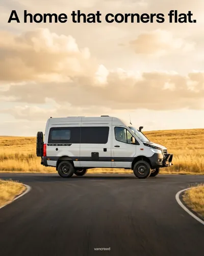 Vancreed ad: a home that corners flat