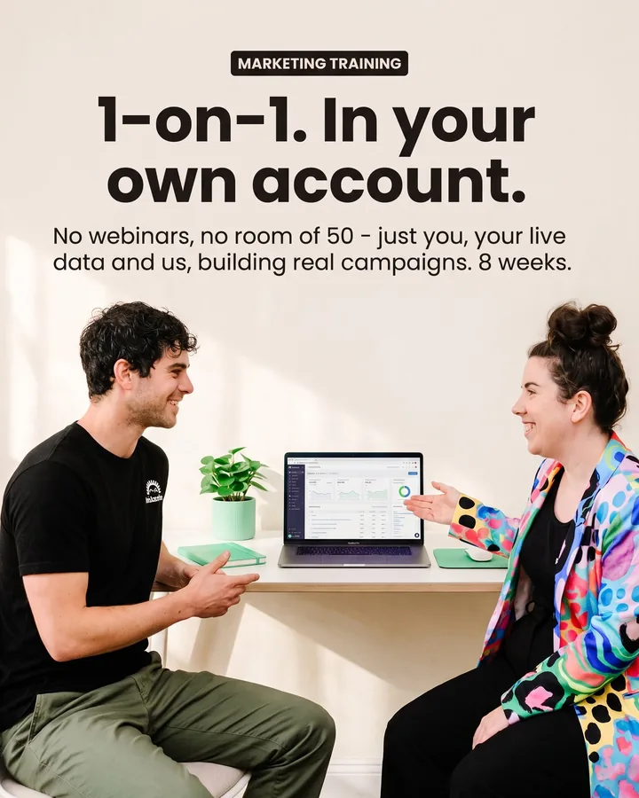 1-on-1, in your own account