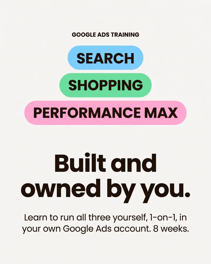 Search, Shopping, Performance Max